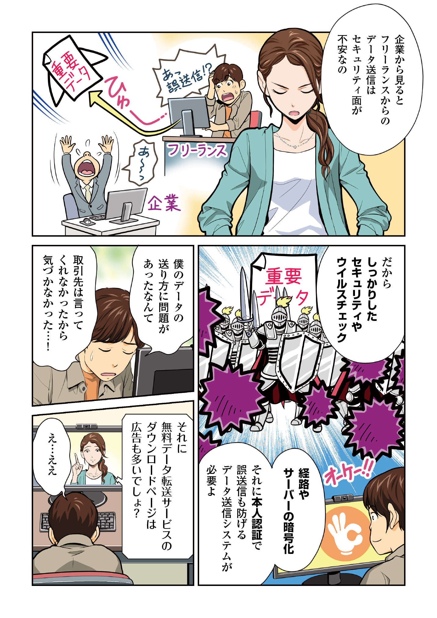 マンガで解説「Transfer Center」